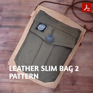 Leather Slim Bag 2 (Recycle Bag) Pattern