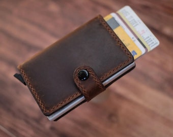 DIY LEDER RFID Kartenetui (Anleitung & Muster)