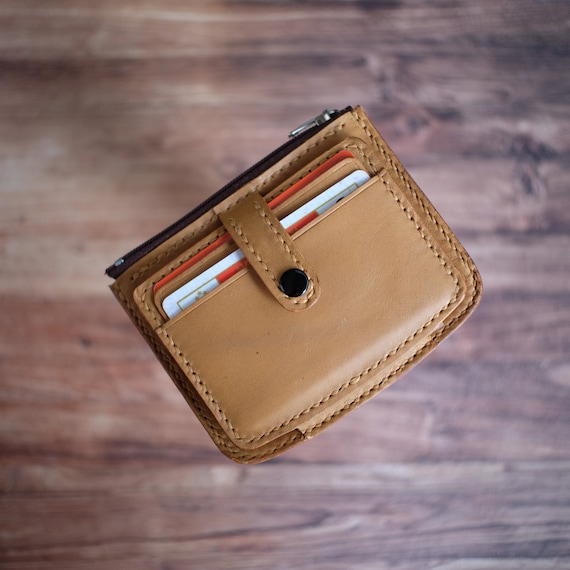 LEATHER MINI Wallet DIY I tutorial & Pattern Etsy