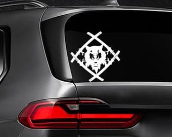 Hollowsquad Decal Xavier Wulf Car Decal