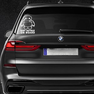 Baby Baymax On Board Car Decal - Hero 6 Vinyl Decal