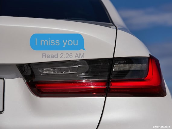 Buy SADBOYZ I Miss You Car Decal I Miss You Car Window Sticker Die