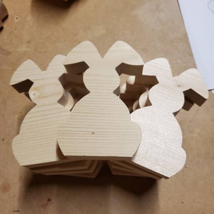 Wood blanks.  Wooden Easter shapes.  Easter cutouts.  Paint ready Easter shapes.  Easter rabbit shape.  Wooden shapes