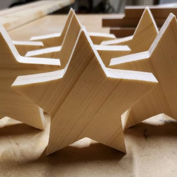 Wooden star.  Wooden shapes.  Paint ready star shapes.  Star shape.  Wooden blanks.  Wood cutout.