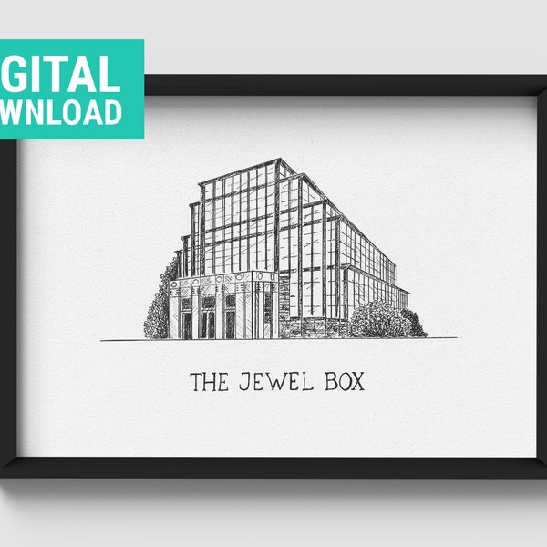 The Jewel Box - St Louis Forest Park - Digital Download Print