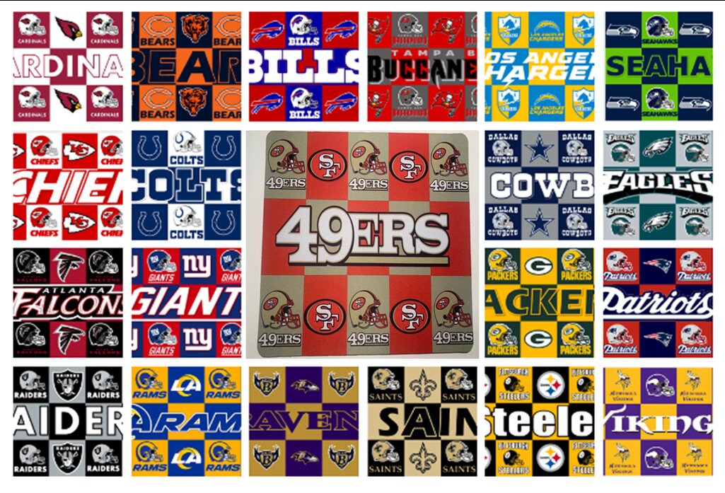 NFL Mouse Pads 23 Teams Etsy