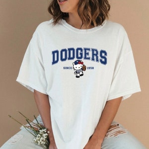 La Dodgers Tshirts Kitty - Etsy