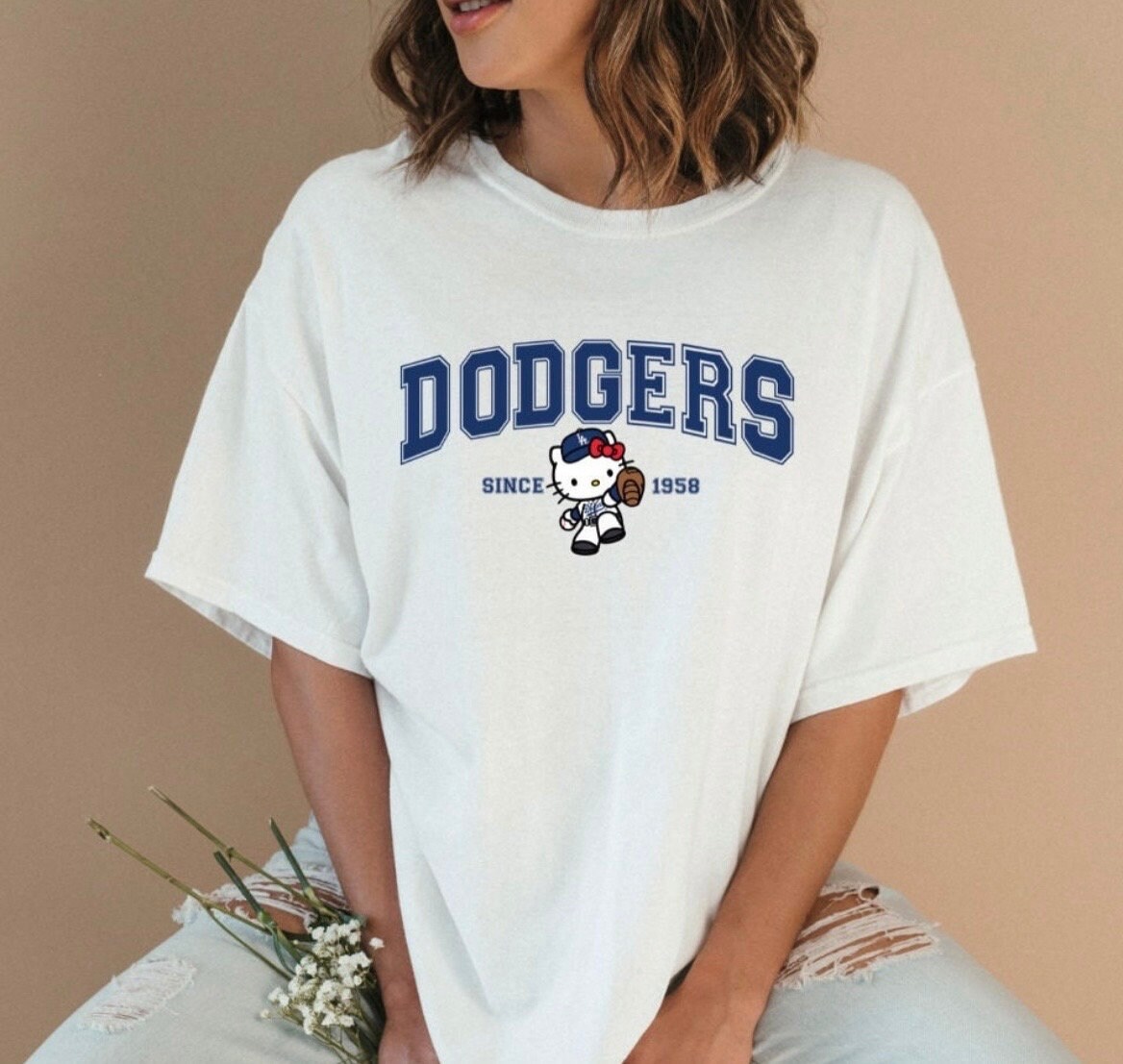 Hello Kitty Dodger Shirt heady Dodgers Hello Kitty Dodger Shirt heady Dodgers