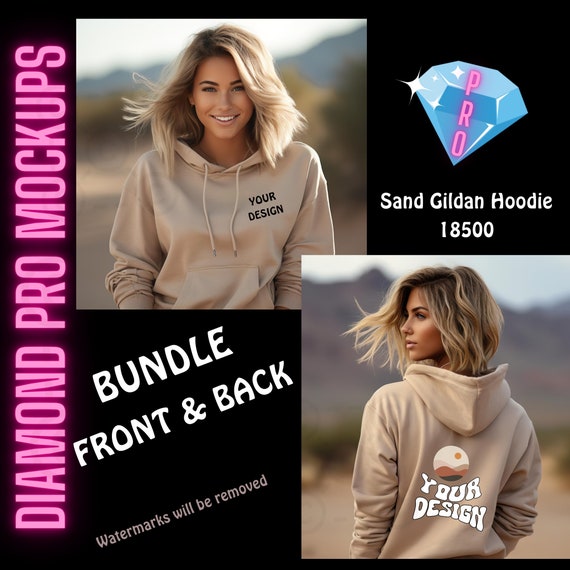 Beige hot sale gildan hoodie