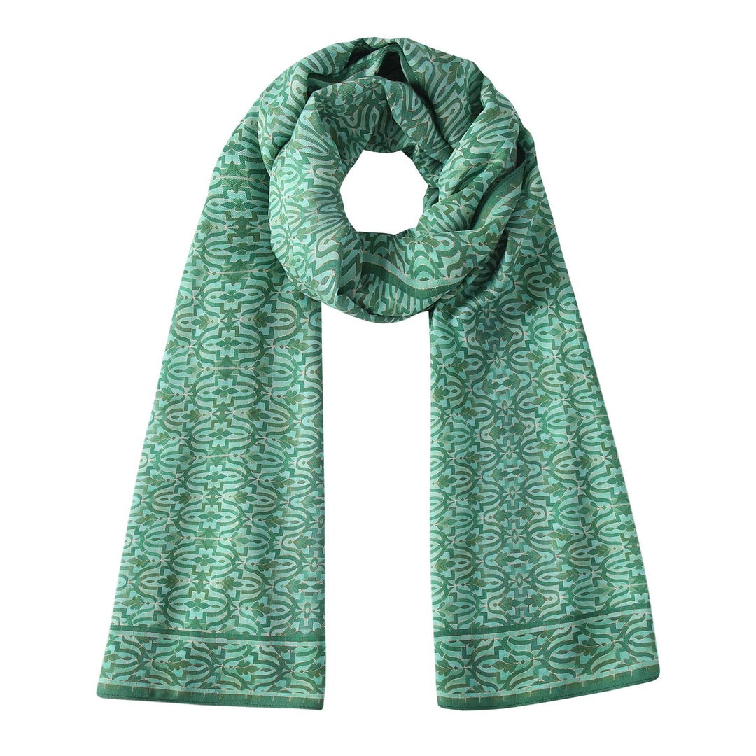 LARGE SQUARE SCARF GATEWAY TO GIZA