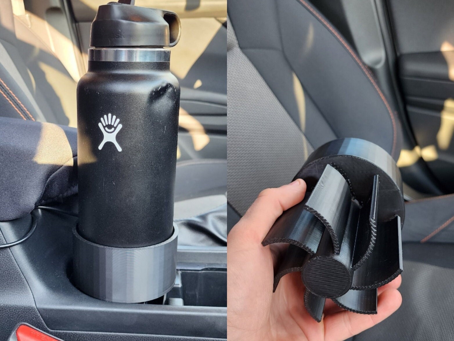 Swigzy Cup Holder Adapter - Holds Hydro Flask, Yeti, Nalgene 32