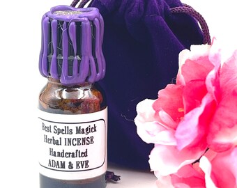 Adam & Eve Rootwork Incense Powder: Handcrafted Herbal Ritual