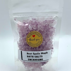 UNCROSSING Bath Salt Break Hexes, Remove Evil, Clear Negativity, and Restore Peace