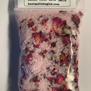 BLACK ROSE Lust Love Ritual Bath Salt – Ignite Passion & Attraction