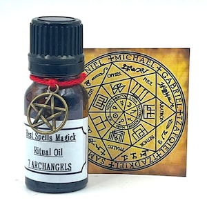 SEVEN ARCHANGELS High Magick Occult Oil & Seal/Purification/Blessing