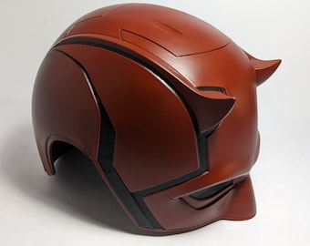 Daredevil Cosplay Cowl – 3D Printed Helmet for LARP, Comic-Con & Display