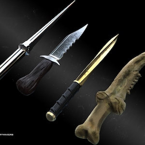 Supernatural Costume Weapons * TV Series * 3d Printed Kit * Cosplay * LARP