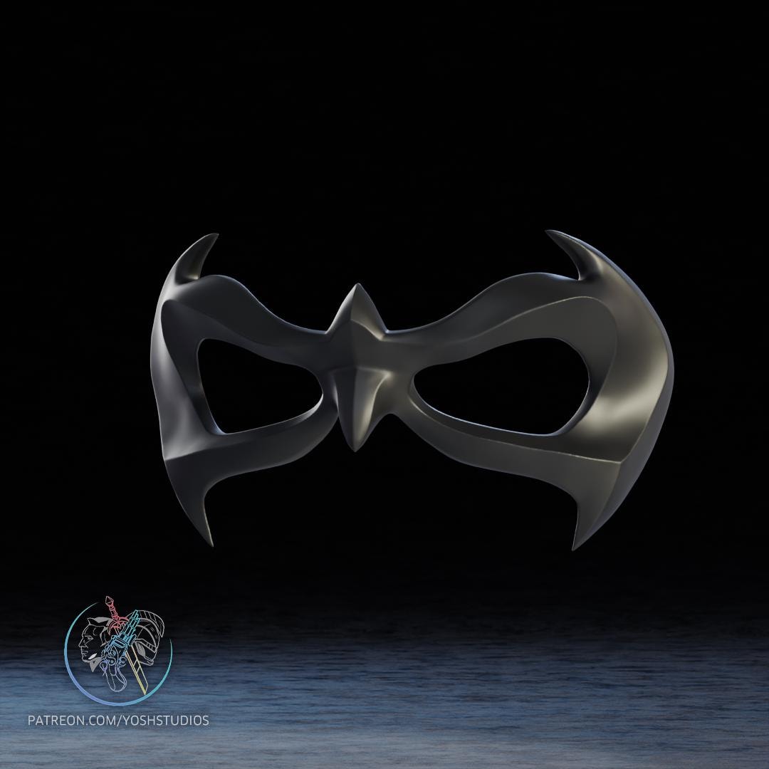 Robin Mask * Costume Mask * Cosplay * LARP * 3d Printed Kit - Etsy