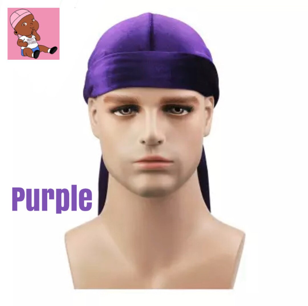 Velvet Durag - Purple - Etsy