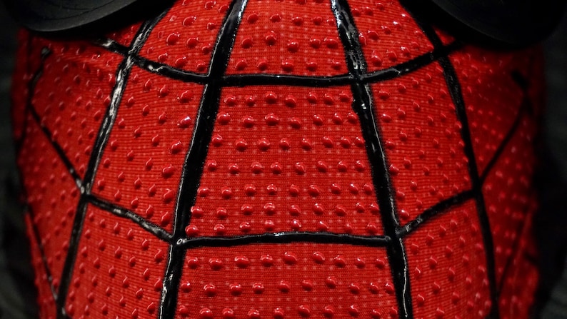 Spider-Man Far From Home Mask 3D PUFFY PAINTED!