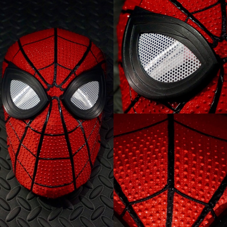 Spider-Man Far From Home Mask 3D PUFFY PAINTED!