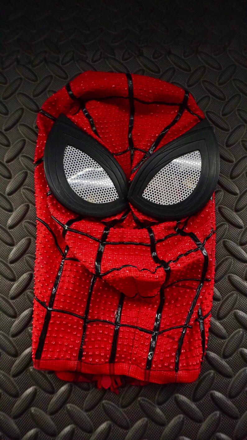 Spider-Man Far From Home Mask 3D PUFFY PAINTED!