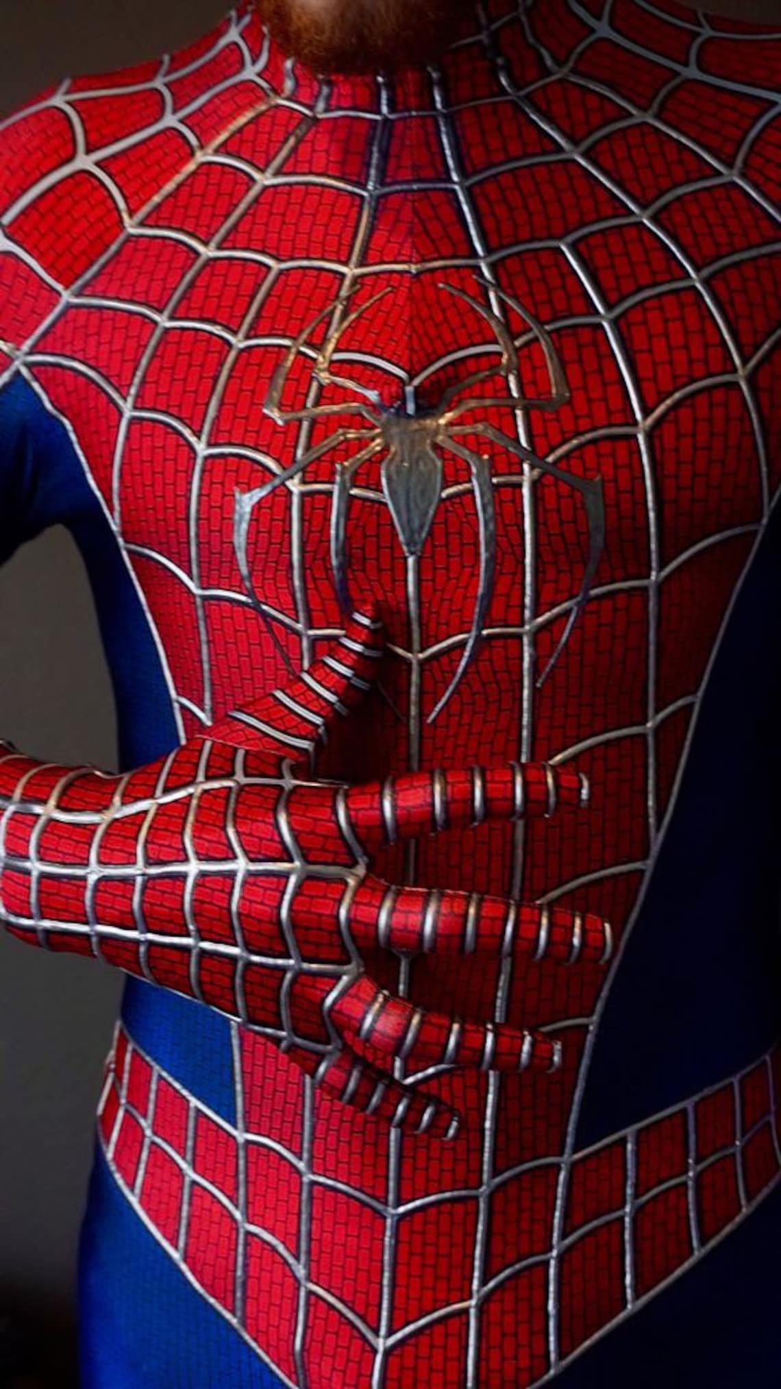 Spider-man Sam Raimi Suit! | Fully Puffy Painted! - Etsy