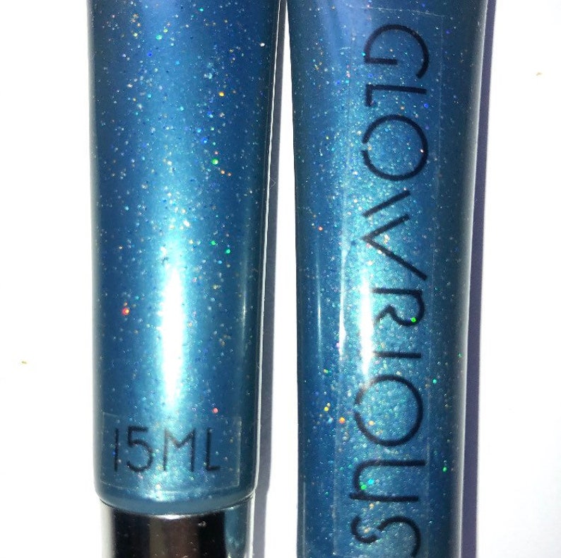 Lip gloss Blue lip gloss original handmade lip gloss 15ml lip Etsy