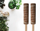 GROW-UP Eco Moss Pole Totem Pole Coir Stick 100cm For Creepers Climbing Indoor Outdoor Plants - Great Wall Dividers Garden Privacy