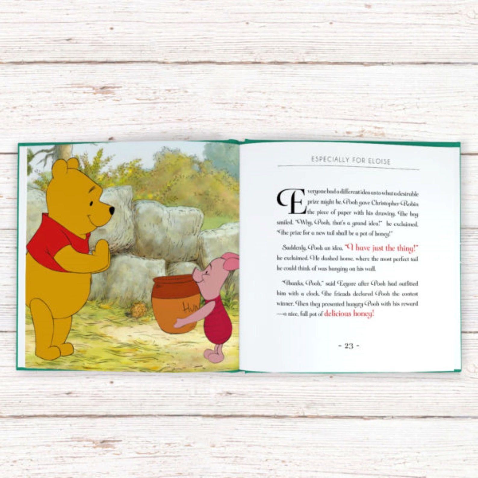 Personalised Disney™ WinniethePooh Story Book Child's Etsy