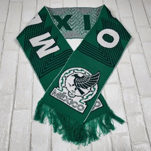 Mexico scarf soccer, bufanda para adulto colores de Mexico