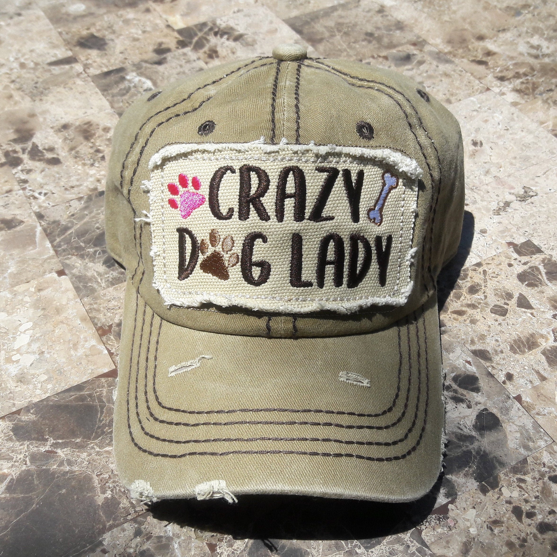crazy dog lady hat