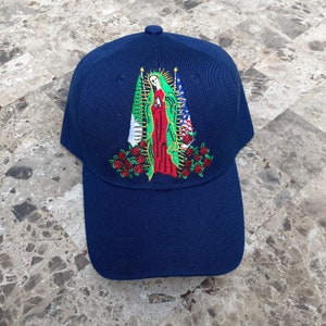 Virgen De Guadalupe Embroidered Cap 