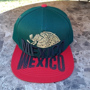 Hat Baseball Snapback Mexico| mapa de Mexico|Estados de Mexico|3D Embroidered | adjustable cap