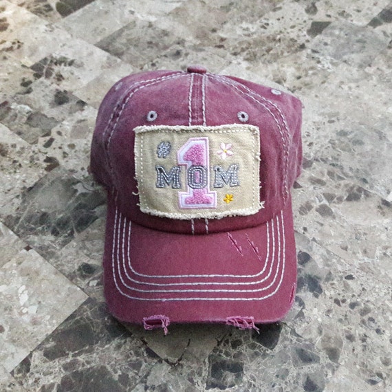Maroon Distressed Baseball Mama Maroon Distressed Baseball Mama