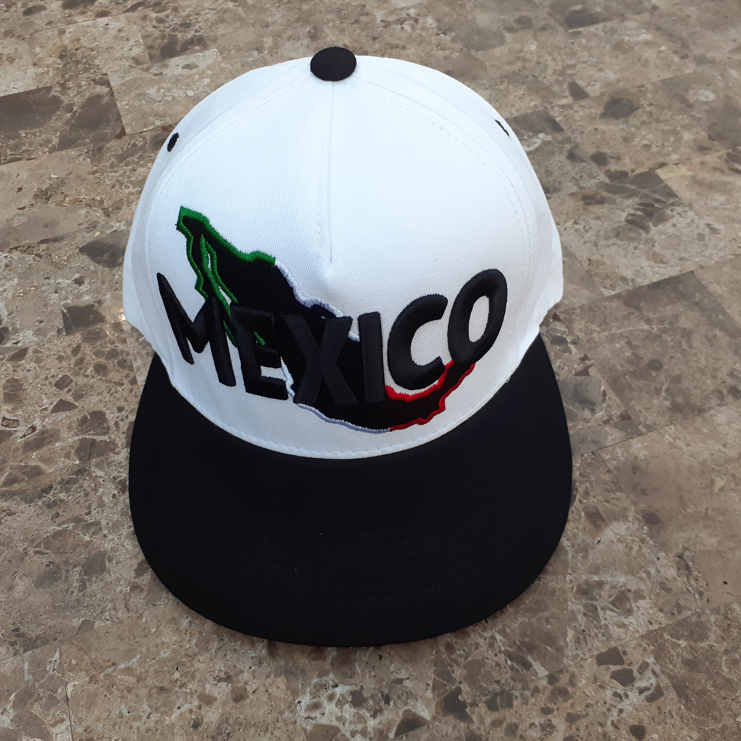 Casquette Snapback Mexique – Noir – Taille Unique – Homme – Neuve Avec étiquettes
