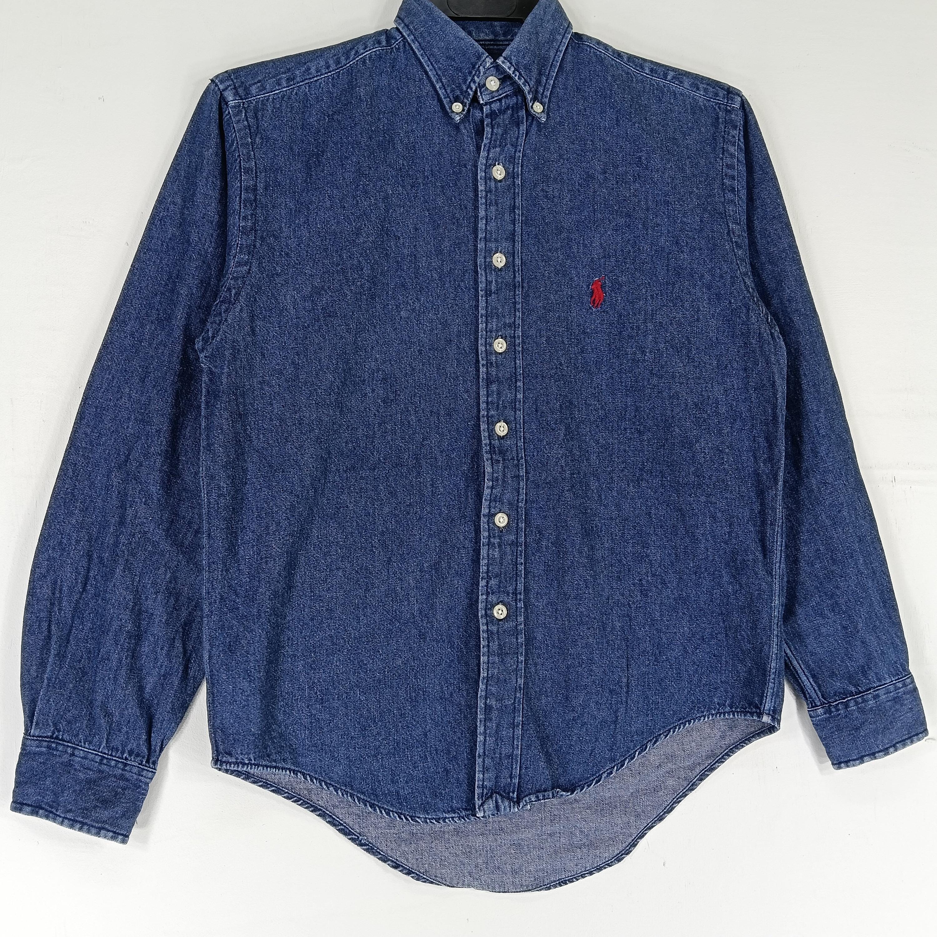Vintage Polo Country Ralph Lauren Jeans Shirt Small 90s Polo Pony