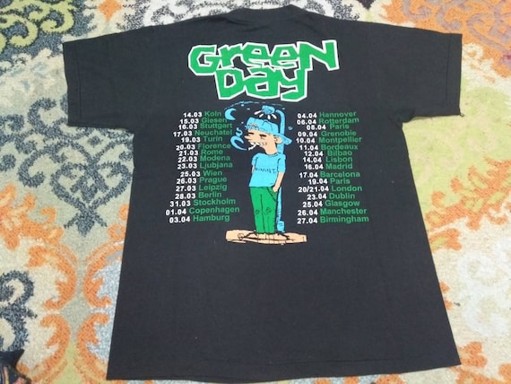 【20s】UK製 GREEN DAY DOOKIE バンド Tシャツ ブラック Amazon.com: Green Day 1994 Dookie Tour Classic Fit T-Shirt