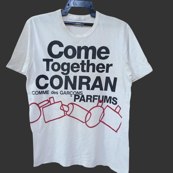 comme des garçons homme 90s shirt Vintage 90's Comme Des Garcons Japanes Brand Medium White T Shirt
