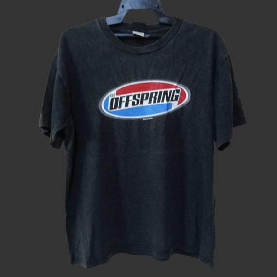 Vintage 90's the Offspring Rock Band Black Large T Shirt Offspring