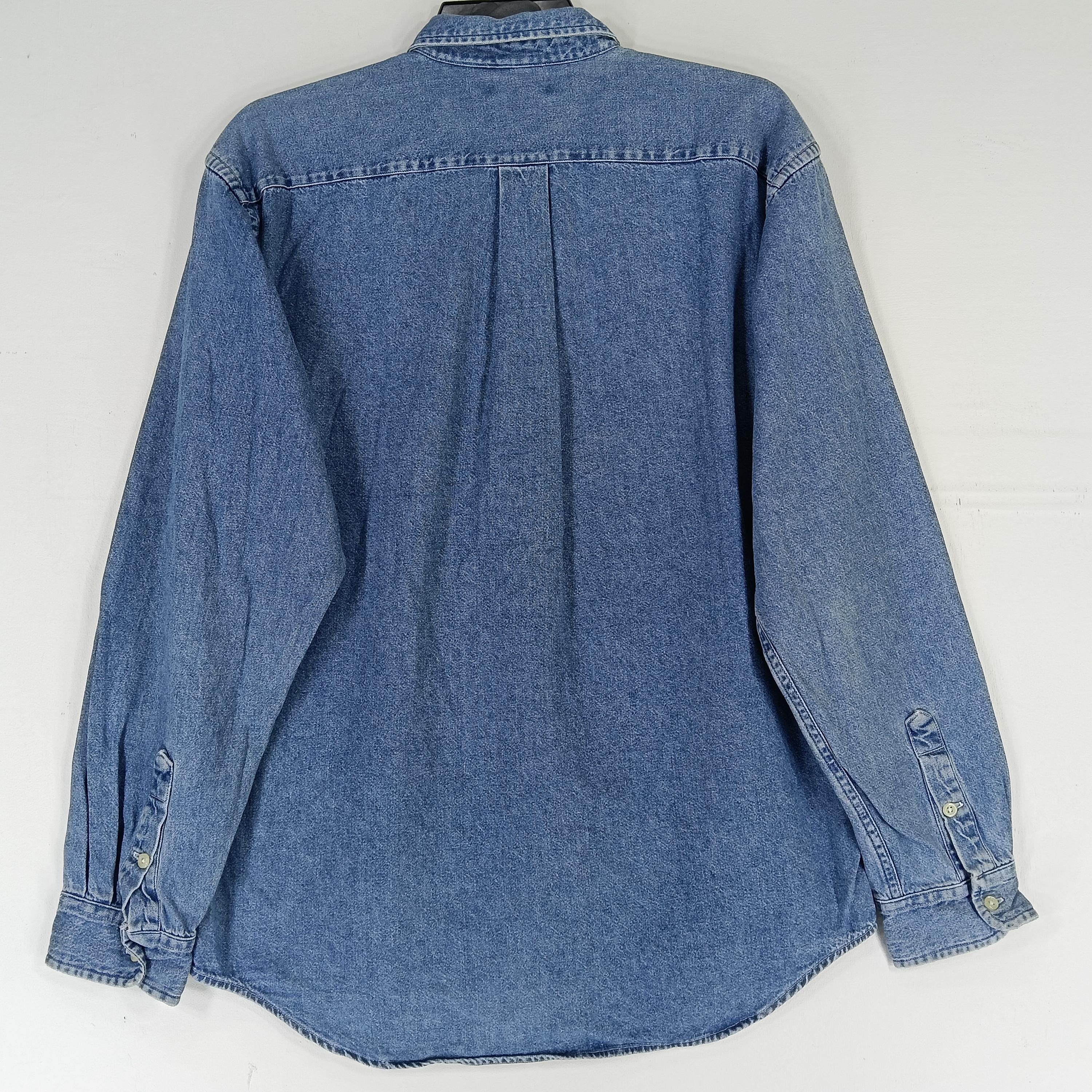トップス 80's 90's VNTG POLO COUNTRY DENIM BD USA POLO COUNTRY RALPH LAUREN 80s 90s Old Long sleeve Denim