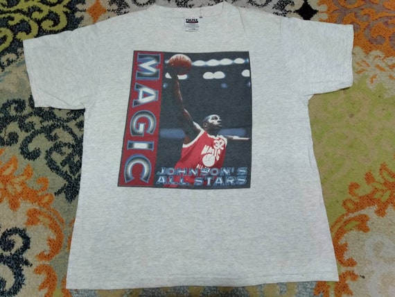 90s NBA レイカーズ Tシャツヴィンテージ 選手 サインプリント