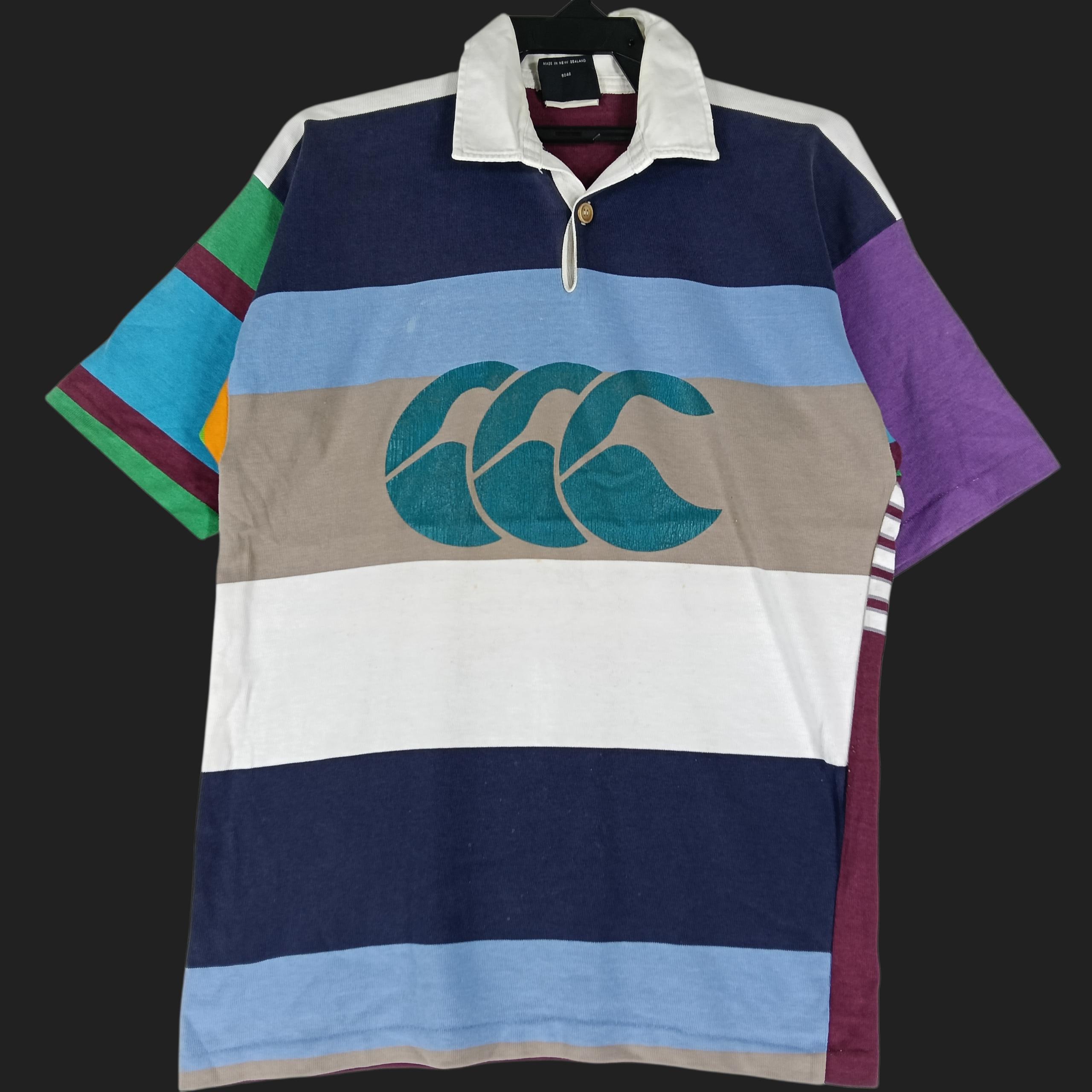 Maillot De Rugby Vintage Écosse Canterbury - Taille 3XL Homme - Bleu - Occasion