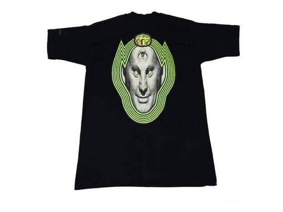 Vintage Cyber God One Eyes Million Dollar America Black Large T
