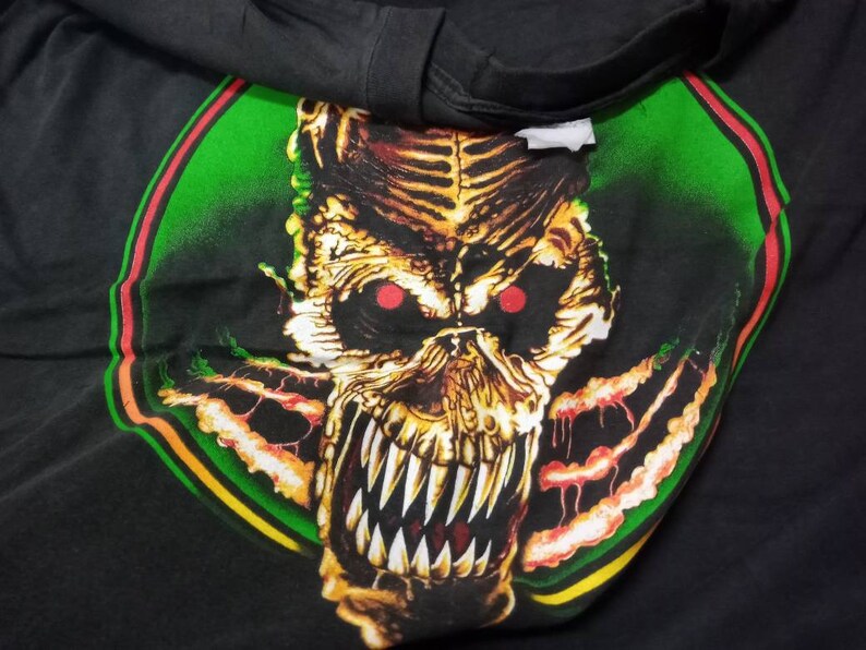 Vintage Iron maiden heavy metal 90s band t shirt
