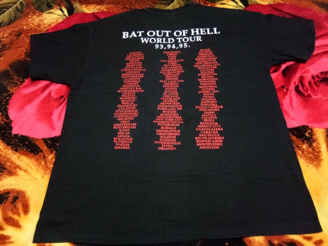 Vintage Meat Loaf band 90s men's t shirt Etsy