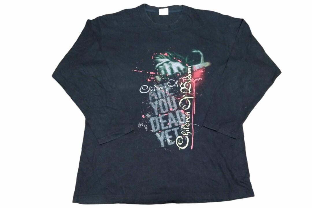 Vintage Children of Bodom Finnish Melodic Death Metal Black Large