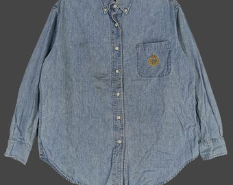 Vintage Polo Country X Ralph Lauren Denim Button up Shirt - Etsy