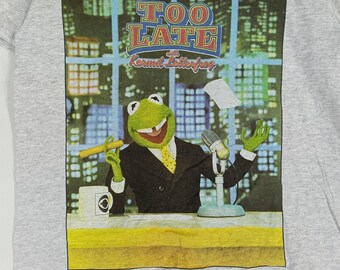 Vintage 90s Kermit Letterfrog Parody Small T-shirt Vintage 1990s