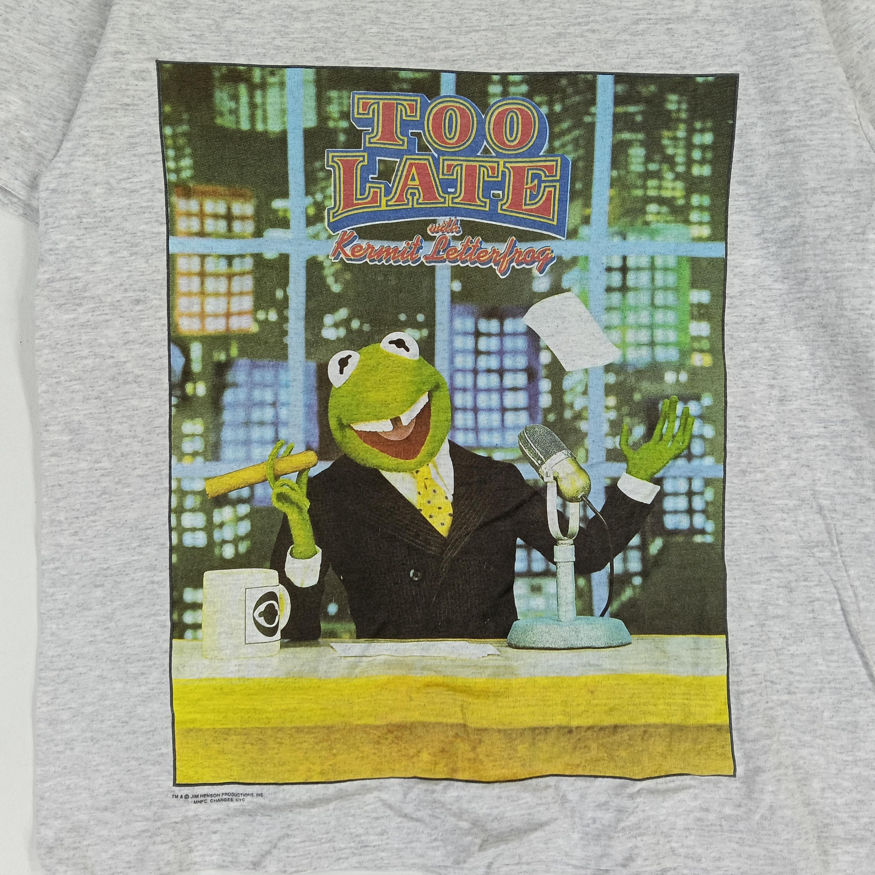 Vintage 90s Kermit Letterfrog Parody Small T-shirt Vintage 1990s